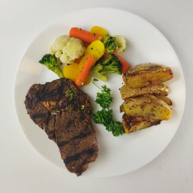 A colorful healthy meal