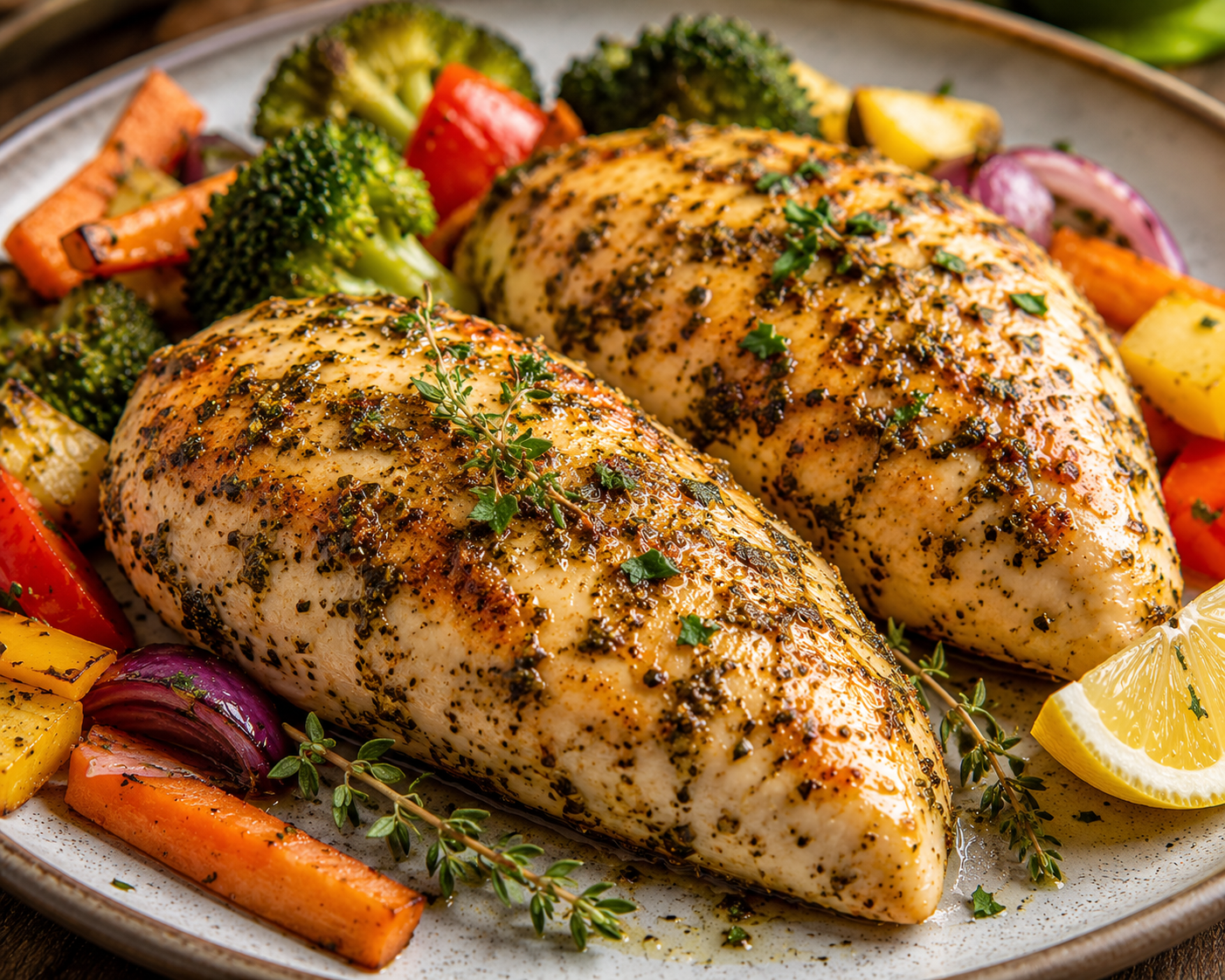 Herb-Baked Chicken Breast