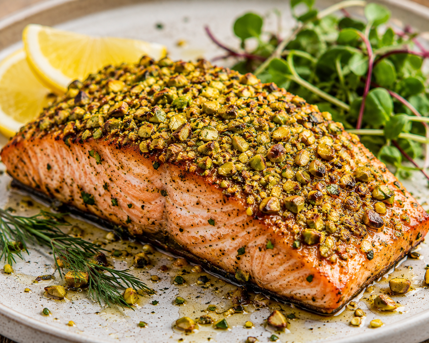 Pistachio-Crusted Salmon